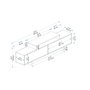 Hanah Home Soporte de TV Blanco